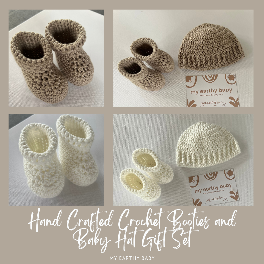 INDIVIDUALLY HANDCRAFTED CROCHET NEWBORN SET