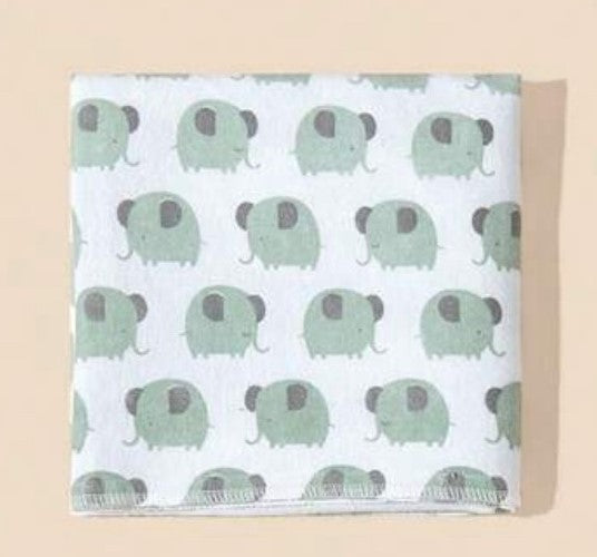 Newborn Safari Flannel Swaddles (Set of 2)