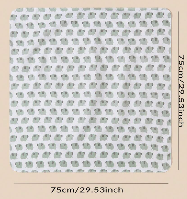 Newborn Safari Flannel Swaddles (Set of 2)