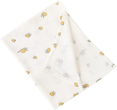 Just Lemons Muslin Cotton Swaddle Blanket