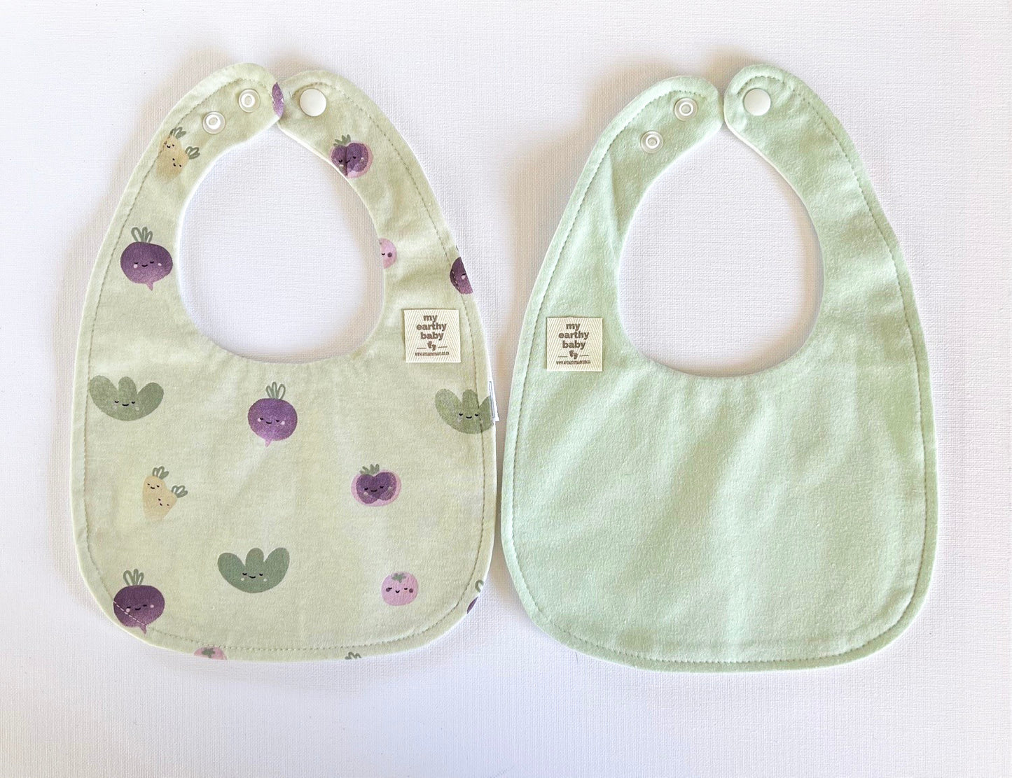 Earthy Radishes Bib Set (Pack of 2)