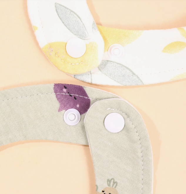 Earthy Lemons Bib Set (Pack of 2)