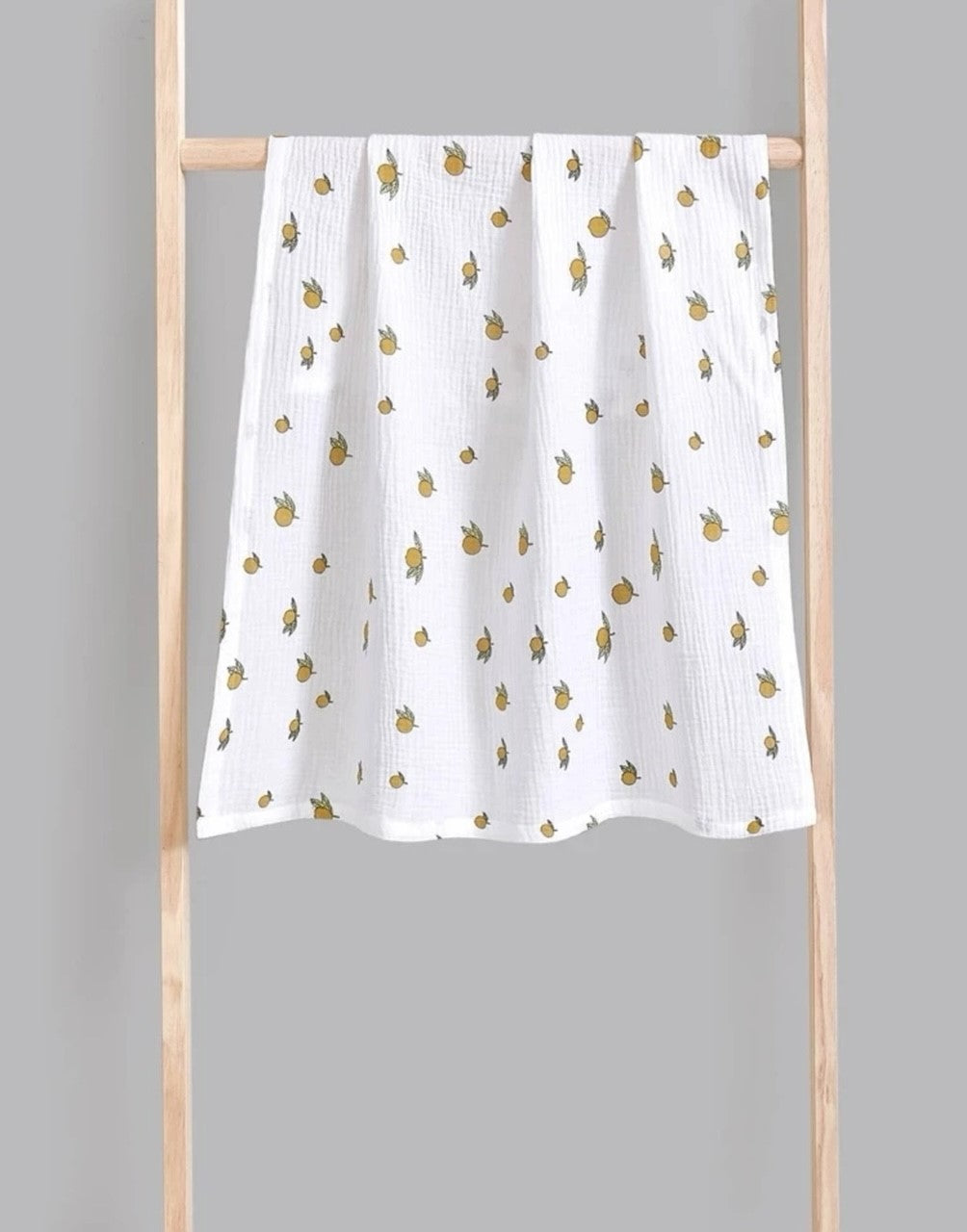 AUTUMN LEMONS BABY GIFT SET (onesie, blanket, two bibs, hello world)