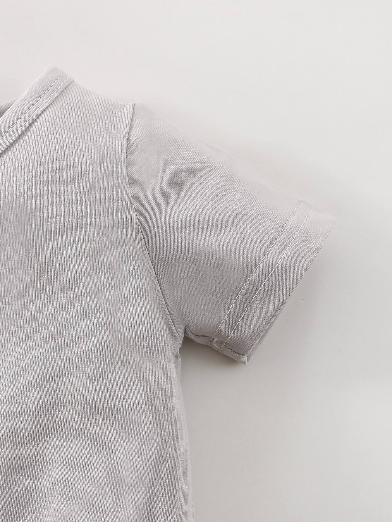 A SHADE OF GREY GIFT SET (2 onesies, blanket, teether, pacifier, hello world)
