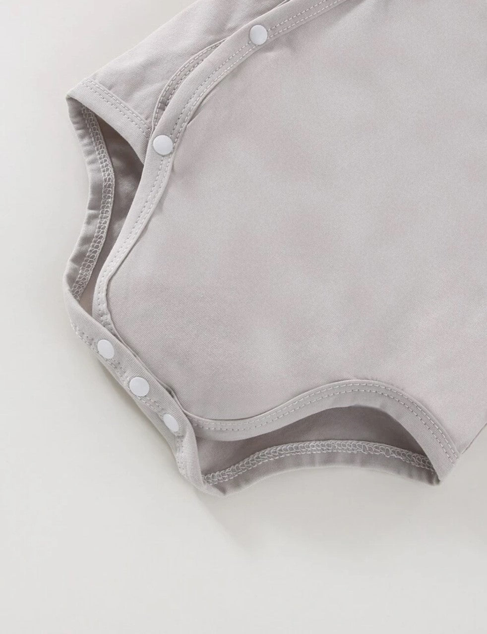 A SHADE OF GREY GIFT SET (2 onesies, blanket, teether, pacifier, hello world)