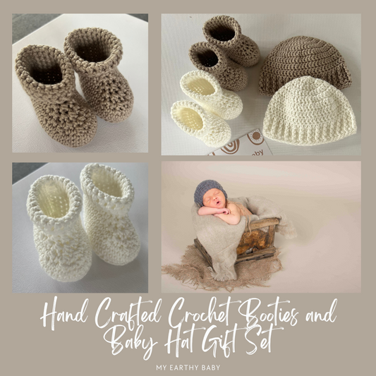 INDIVIDUALLY HANDCRAFTED CROCHET NEWBORN SET