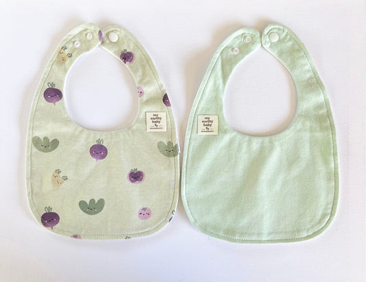 Earthy Radishes Bib Set (Pack of 2)