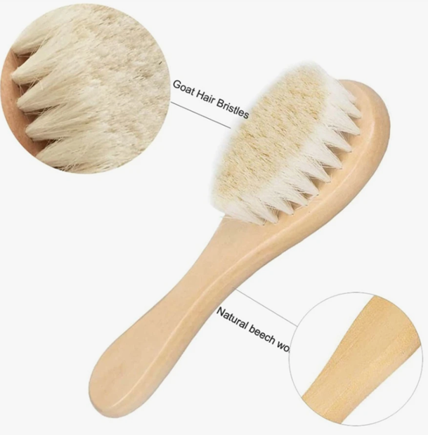 Earthy Wooden Baby Brush